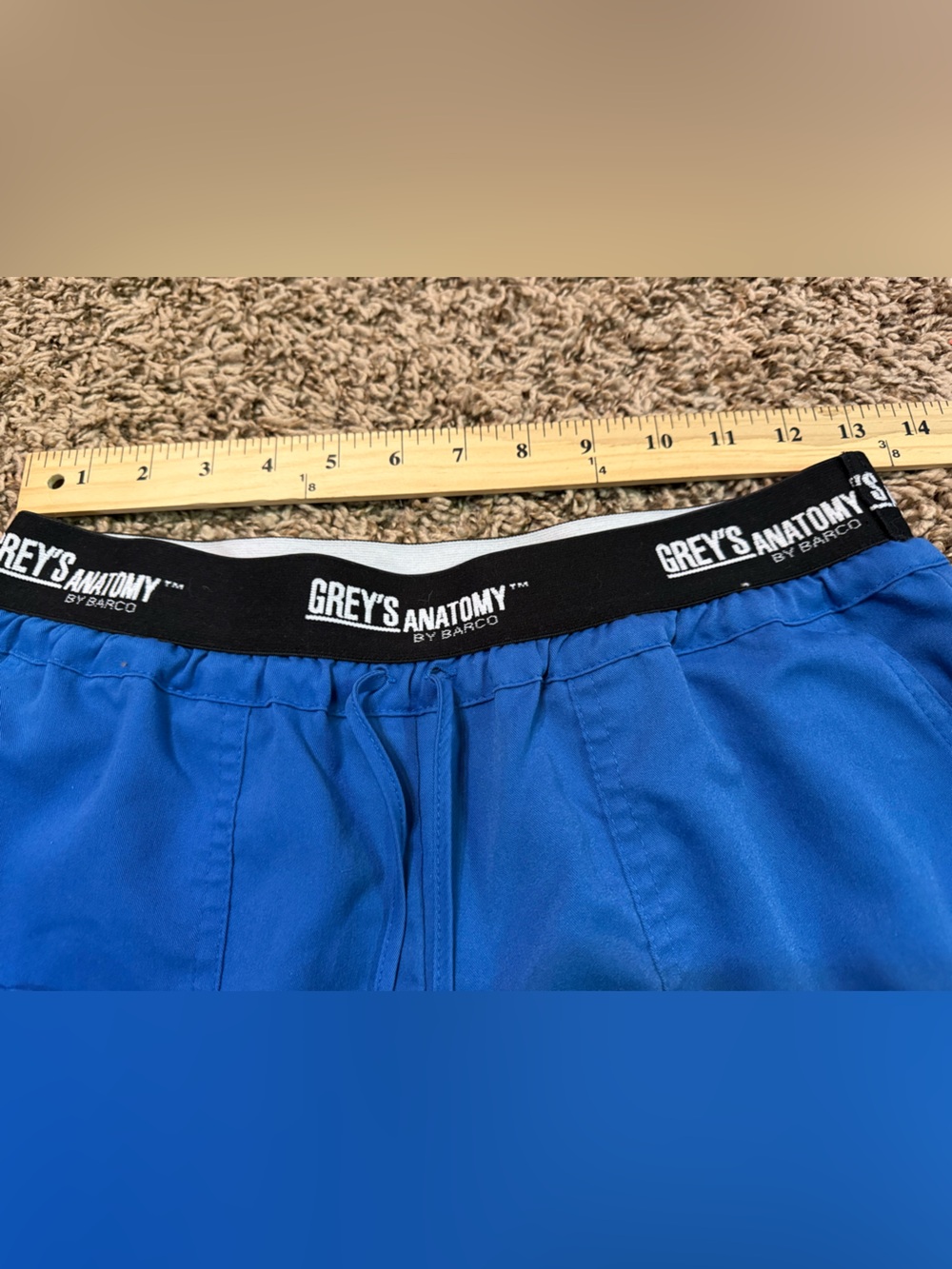 Lot of 2 Grey's Anatomy Barco Scrub Pants Royal Blue Style 4275 Medical Uniform - Picture 4 of 11